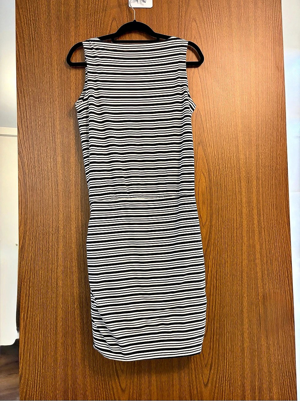 Athleta Striped Ruched Dress - Picture 6 of 9